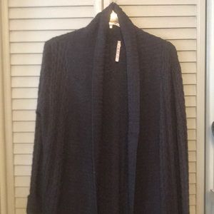 NWOT; Charcoal gray sweater coat; very stylish!